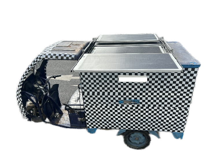 太阳能板三轮车