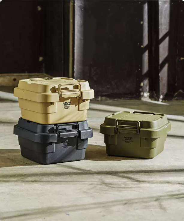 GML 易堆栈收纳箱 18L #橄榄绿&深灰色&沙棕色