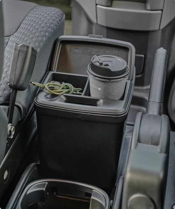 GML 车载多功能收纳箱 带饮料架 #黑色